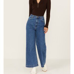 Rollas sailor wide leg jeans - rigid - 28